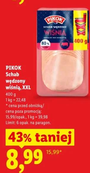Schab wędzony wiśnia XXL