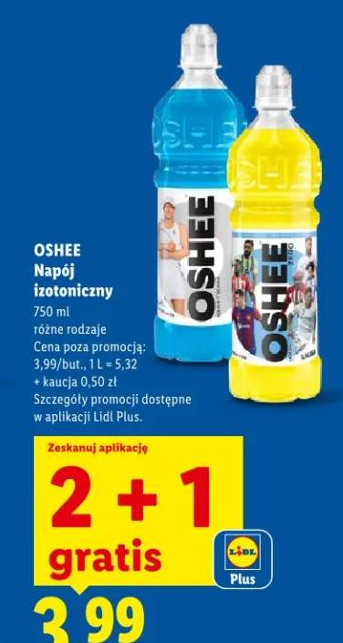 Napój izotoniczny różne rodzaje