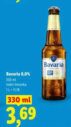Piwo bavaria 0,0% imbir-limonka