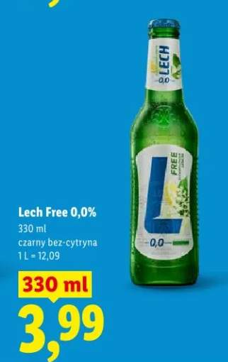 Piwo lech free 0,0% czarny bez-cytryna