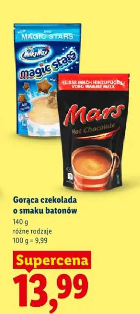 Gorąca czekolada o smaku batonów