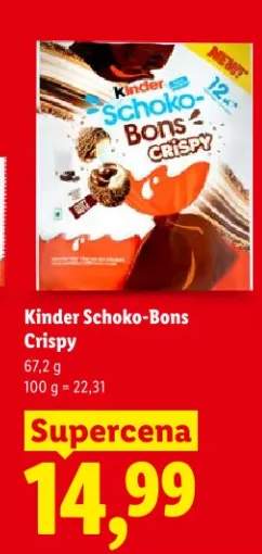 Czekolada Kinder Schoko-Bons Crispy