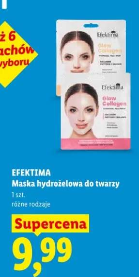 Maska hydrożelowa do twarzy efekitma