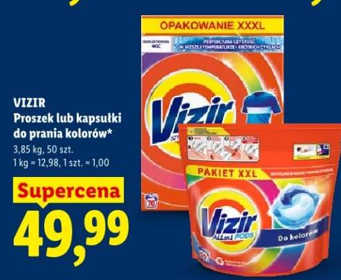 Proszek lub kapsułki do prania kolorów różne rodzaje