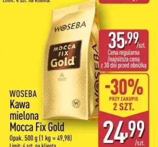 Kawa mielona Mocca Fix Gold