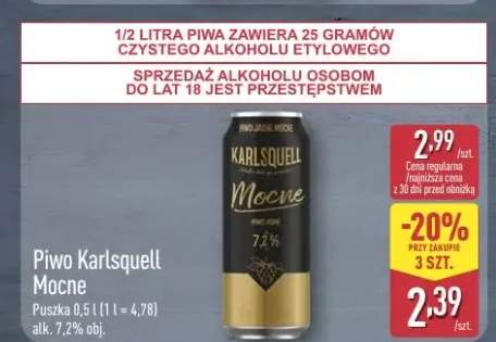 Piwo Karlsquell Mocne