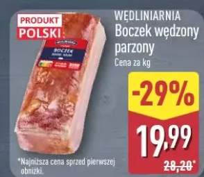 Boczek wędzony parzony