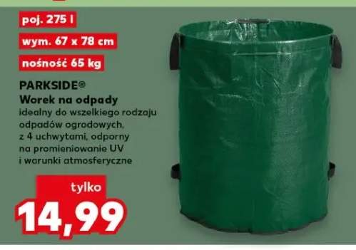 Worek na odpady parkside poj. 275l