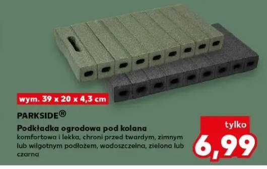 Podkładka ogrodowa pod kolana parkside wym. 39x20x4,3cm