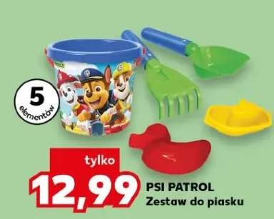 Psi patrol zestaw do piasku