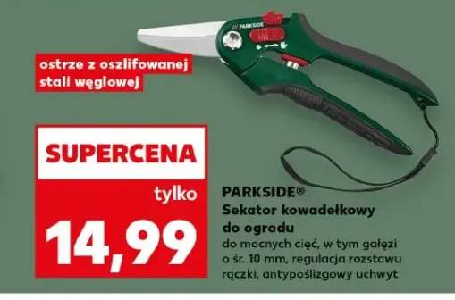 Sekator kowadełkowy do ogrodu