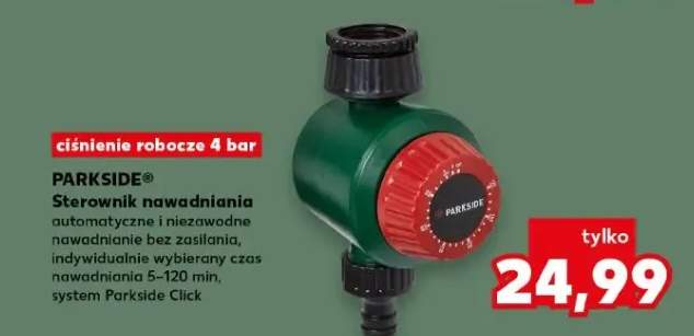 Sterownik nawadniania ciśnienie robocze 4 bar