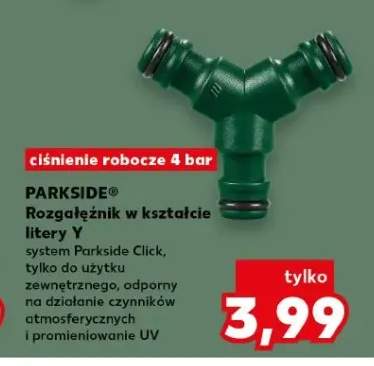 Rozdzielacz w kształcie litery Y ciśnienie robocze 4 bar