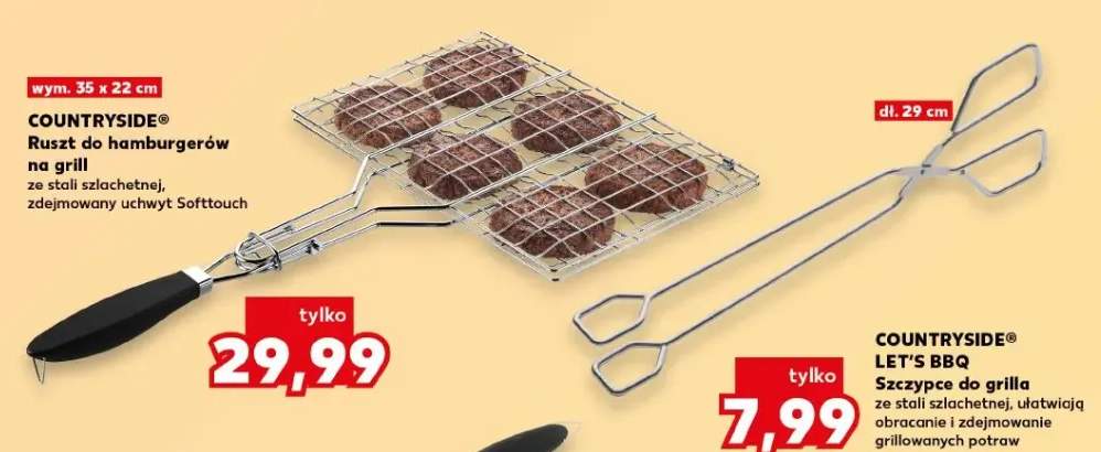 Szczypce do grilla COUNTRYSIDE LET'S BBQ