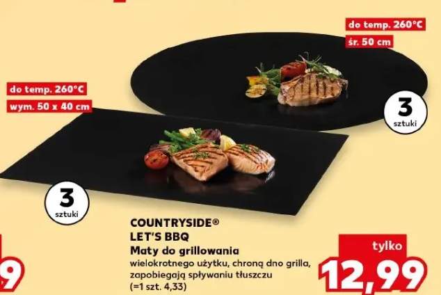 Maty do grillowania COUNTRYSIDE LET'S BBQ