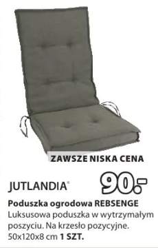 Poduszka ogrodowa na krzesło pozycyjne luksusowa