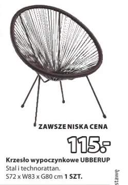 Krzesło wypoczynkowe UBBERUP