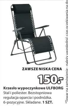 Krzesło wypoczynkowe ULFBORG