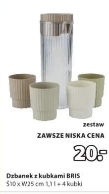 Dzbanek z kubkami BRIS