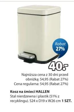 Kosz na śmieci HALLEN