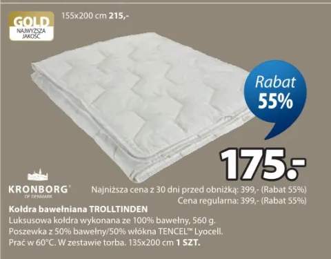 Kołdra bawełniana TROLLTINDEN