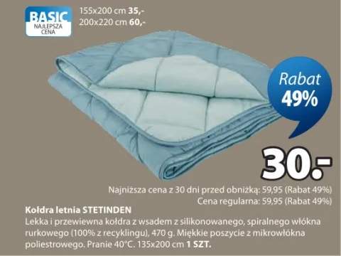 Kołdra letnia STETINDEN