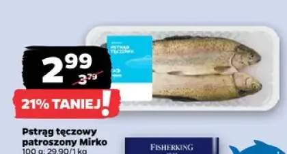 Pstrąg tęczowy patroszony