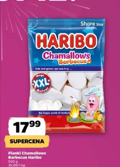 Pianki Chamallows Barbecue Haribo