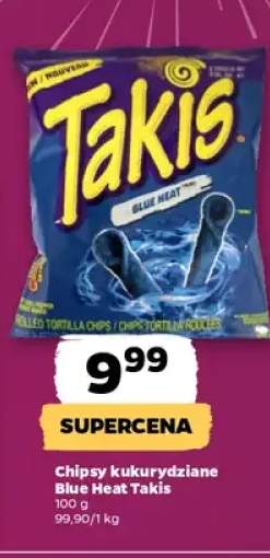 Chipsy kukurydziane Blue Heat Takis
