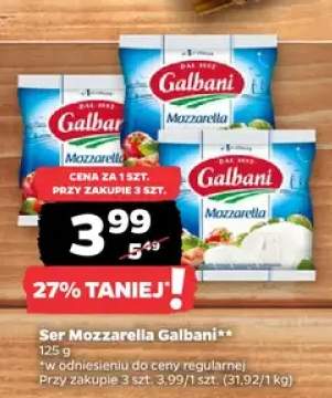 Ser mozzarella 125g
