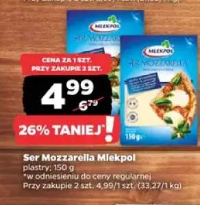 Ser mozzarella plastry 150g