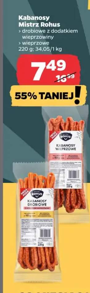 Kabanosy Mistrz Rohus