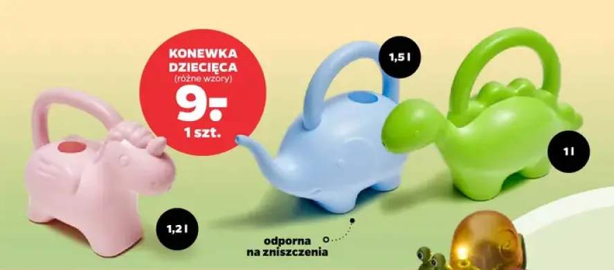 Konewka dziecięca (różne wzory)