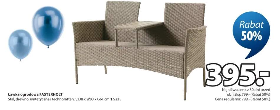 Ławka ogrodowa FASTERHOLT