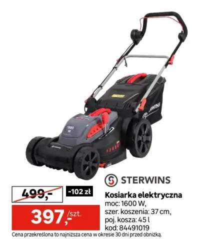 Kosiarka elektryczna Sterwins EM N37 1600W