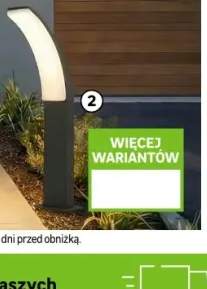 Kinkiet zewnętrzny ogrodowy Lakko 1500 lm szary IP44 LED Inspire
