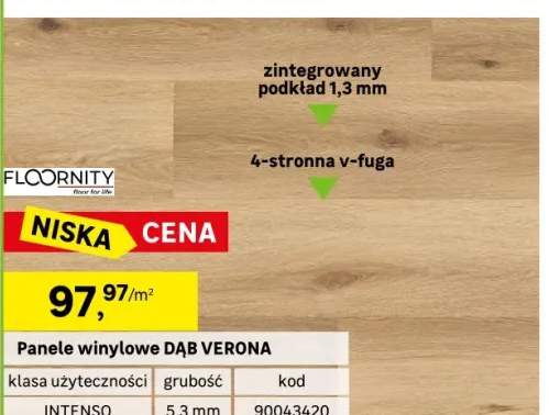 Panele winylowe SPC Dąb Verona Intenso