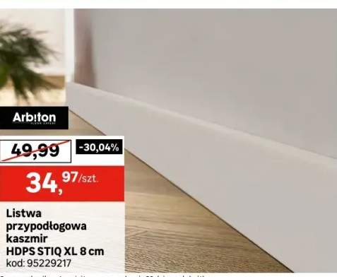 Listwa przypodłogowa HDPS STIQ XL Kashmir 8 cm