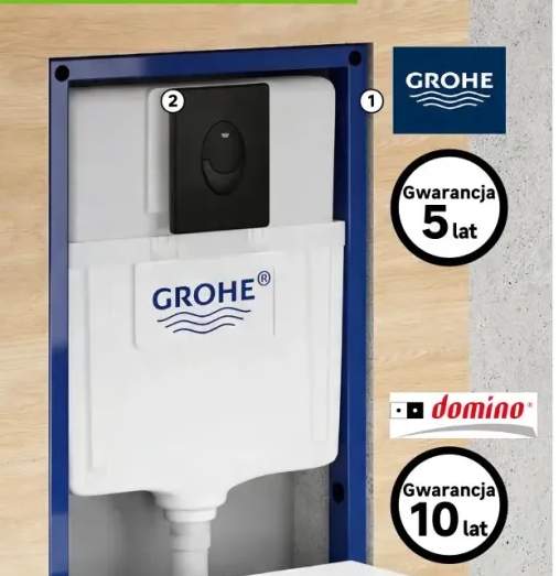 Stelaż podtynkowy do WC Solido bez przycisku GROHE