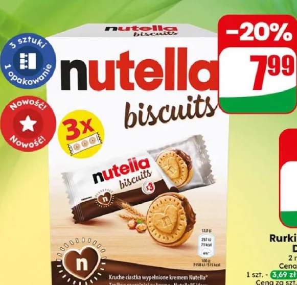 Ciastka Nutella Biscuits