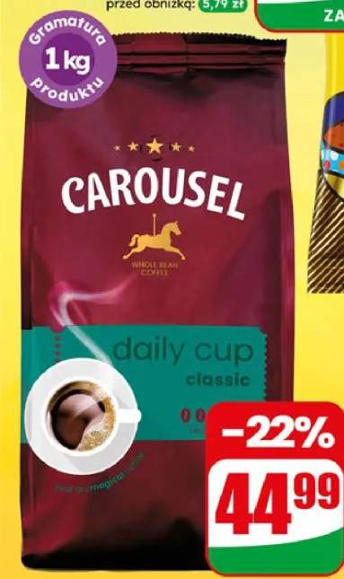 Kawa ziarnista Daily Cup Classic Carousel