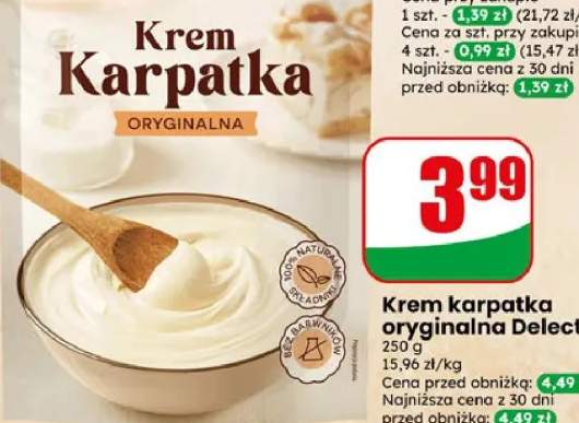 Krem karpatka oryginalna Delecta