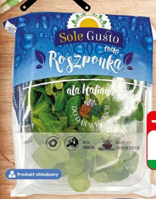 Sałata rukola, roszponka, szpinak