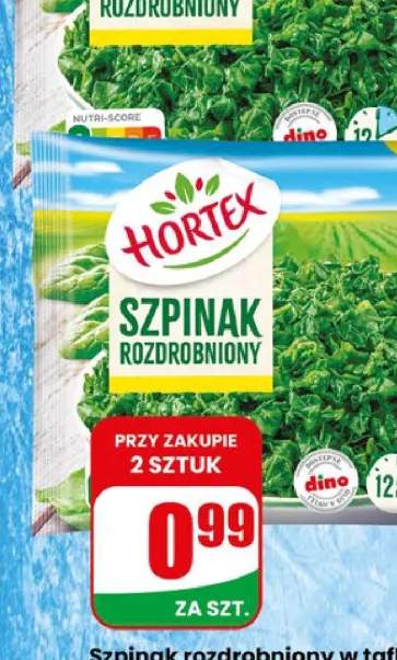 Szpinak rozdrobniony w tafli 500g