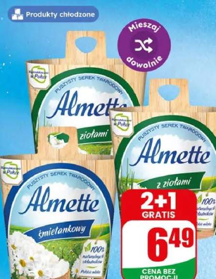 Serek Almette 3 rodzaje