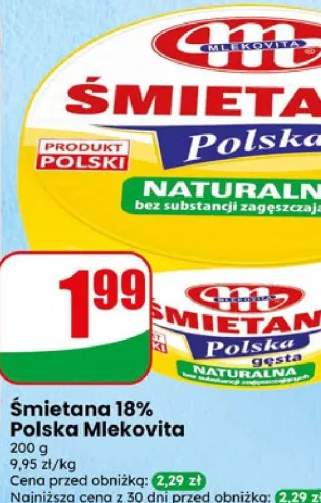 Śmietana 18% Polska Mlekovita