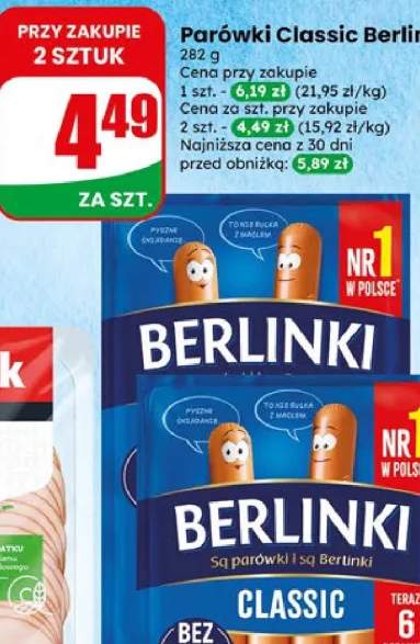 Parówki Classic Berlinki