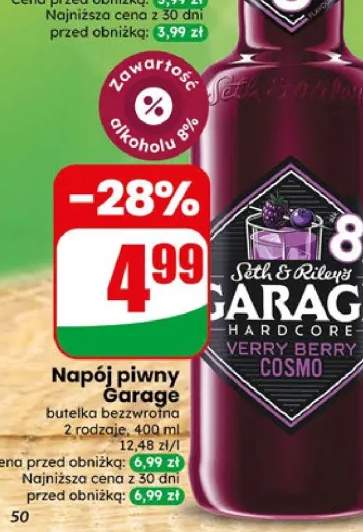 Napój piwny Garage butelka bezzwrotna