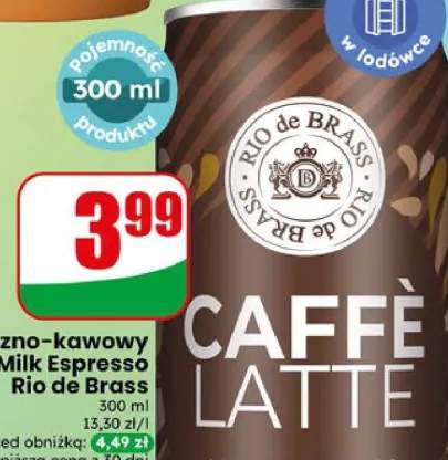 Napój mleczno-kawowy Milk Espresso Rio de Brass