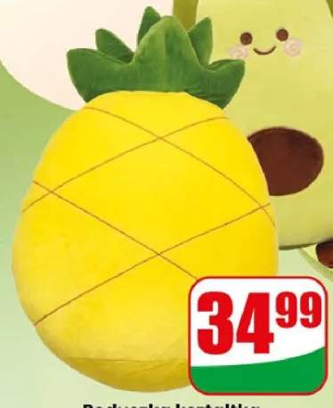 Poduszka kształtka owoce 3D różne wzory 40cm 1szt.